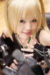  asian cosplay death_note fishnet_pantyhose fishnets highres kipi-san pantyhose photo solo 