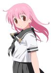  miiko pink_hair school_uniform shiwasu_takashi 