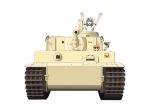  fate/stay_night fate_(series) fujimura_taiga illyasviel_von_einzbern military military_vehicle tank tiger_(tank) vehicle 