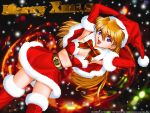  christmas neon_genesis_evangelion skirt souryuu_asuka_langley taka_tony thighhighs 