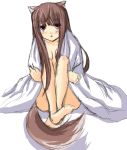  atsumi_haru blanket holo spice_and_wolf tail wolf_ears 