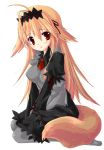  fox_ears haruno_ichigo maid tail 