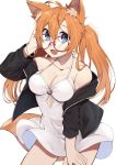  absurdres animal_ears glasses highres kamekiti original twintails 