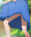  1girl blue_skirt haruyama_kazunori head_out_of_frame healin&#039;_good_precure legs outdoors panties pantyshot precure sawaizumi_chiyu skirt solo standing underwear white_panties 