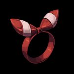  allen_(makaroll) black_background bow_hairband choker commentary english_commentary hairband haruka_(pokemon) no_humans pokemon pokemon_(game) pokemon_oras red_hairband red_ribbon ribbon ribbon_choker simple_background still_life striped striped_ribbon two-tone_ribbon white_ribbon 