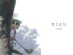  butterfly_net cat hand_net koiwai_yotsuba net raglan_sleeves wallpaper yotsubato! 