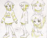  character_design monochrome purple sketch suigetsu turnaround waha yamato_suzuran yellow 
