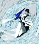  arrancar bleach colored espada kubo_taito kubo_tite male nejibana polearm shiba_kaien shikai spoilers trident water weapon 