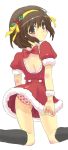  panties pantyshot santa santa_costume suzumiya_haruhi suzumiya_haruhi_no_yuuutsu tomako underwear 