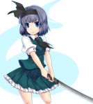  konpaku_youmu konpaku_youmu_(ghost) kuroneko_jiji short_hair sword touhou weapon 