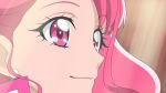  1girl anime_coloring closed_mouth cure_grace dearigazu2001 earrings healin&#039;_good_precure highres jewelry long_hair pink_eyes pink_hair portrait precure smile solo sunlight 