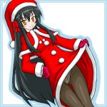 christmas hat lowres minamoto_chikaru oekaki panties pantyhose santa_costume strawberry_panic strawberry_panic!