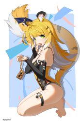 1girl animal_ears ju_fufu long_hair tiger_ears tiger_girl tiger_tail zenless_zone_zero