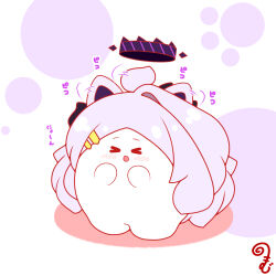  >_< :d afterimage ahoge ahoge_wag animal_ears blue_archive blush cat_ears chibi closed_eyes colored_shadow commentary_request ear_wiggle expressive_hair facing_viewer forehead full_body grey_hair hair_ornament hairclip halo highres hina_(blue_archive) horns kemonomimi_mode kurukurumagical long_hair parted_bangs shadow smile solo standing translation_request very_long_hair white_background xd 