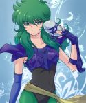  armor artist_request green_hair mask ophiuchus_shaina saint_seiya 