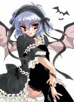  gothic remilia_scarlet thighhighs touhou wings 