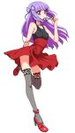  aikatsu! blush clearite dress hikami_sumire long_hair purple_eyes smile violet_hair 