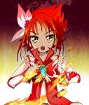  cure_rouge futari_wa_pretty_cure ixy magical_girl natsuki_rin precure red solo yes!_precure_5 
