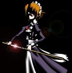  hayate_no_gotoku! maid maria red_eyes sword weapon 