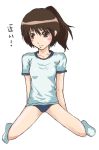  genderswap gym_uniform kyon kyonko ponytail solo suzumiya_haruhi_no_yuuutsu 