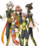  black_hair blue_eyes bridal_gauntlets brown_eyes brown_hair dress freyjadour_falenas gensou_suikoden gensou_suikoden_v headband long_hair lymsleia_falenas lyon miakis pink_eyes pink_hair purple_eyes purple_hair short_hair silver_hair suikoden suikoden_v thighhighs toma toma_(suikoden_v) violet_eyes 