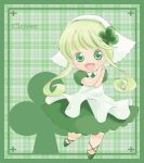  chibi green green_eyes guardian_chara hands_clasped shoe_ribbon shugo_chara! su suu_(shugo_chara!) suu_(shugo_chara) takano_natsuki 