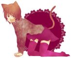  bad_id cat_ears original shinosuke_(artist) tail thigh-highs thighhighs 