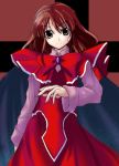  okazaki_yumemi red_hair ribbon solo touhou touhou_(pc-98) 