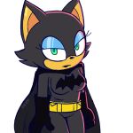  bat batman_(cosplay) big_chest green_eyes rouge_the_bat sonic_(series) spy 