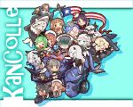  &gt;_&lt; 6+girls =_= absurdres abyssal_chishima_hime ahoge ariake_(kantai_collection) black_gloves black_hair black_jacket black_neckwear blonde_hair blue_eyes blue_hair blue_sailor_collar blue_skirt blush bomber_jacket brown_eyes brown_hair chaki_(teasets) closed_eyes collared_shirt copyright_name cup destroyer_forest_hime dress eyebrows_visible_through_hair fairy_(kantai_collection) fan fingerless_gloves gloves goto_islands_seafloor_hime green_eyes green_hair green_neckwear grey_hair grin hair_between_eyes hair_ornament hat headgear helena_(kantai_collection) highres holding holding_cup holding_fan hornet_(kantai_collection) horns i-47_(kantai_collection) jacket jingei_(kantai_collection) juliet_sleeves kaiboukan_no._4_(kantai_collection) kantai_collection long_hair long_sleeves matsu_(kantai_collection) multicolored_hair multiple_girls navel neckerchief necktie one_eye_closed open_mouth paper_fan pleated_skirt ponytail puffy_short_sleeves puffy_sleeves purple_hair red_eyes red_neckwear redhead round_teeth sailor_collar sailor_dress sailor_hat school_uniform serafuku shinkaisei-kan shirt short_hair short_sleeves skirt smile south_dakota_(kantai_collection) south_pacific_aircraft_carrier_hime southern_battleship_new_hime star_(symbol) teeth torpedo uchiwa upper_teeth usugumo_(kantai_collection) violet_eyes white_dress white_gloves white_hair white_headwear white_neckwear white_sailor_collar white_shirt yashiro_(kantai_collection) yellow_eyes 