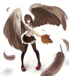  shameimaru_aya simon_(artist) thigh-highs thighhighs touhou wings 