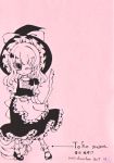  miri monochrome pink touhou 