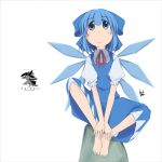  bad_id bow cirno lowres solo touhou 