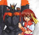  gunbuster_(robot) hairband headband leotard lowres mecha takaya_noriko top_wo_nerae! 