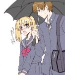  original school_uniform serafuku umbrella 