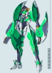  azzalea borrowed_character character_name english_commentary extra_eyes highres looking_ahead mecha no_humans open_hands original red_eyes solo standing 