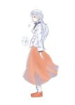  kyoko kyouko_(suguri) silver_hair suguri suguri_(game) 