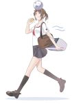  bag ball crumbs eating food humming kimi_kiss kneehighs playing_sports running sakino_asuka school_uniform serafuku shoes soccer soccer_ball socks sport tango_(soccer_ball) yasuda_suzuhito 