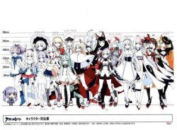  akagi_(azur_lane) akashi_(azur_lane) ayanami_(azur_lane) azur_lane belfast_(azur_lane) cleveland_(azur_lane) enterprise_(azur_lane) essex_(azur_lane) essex_face height_chart hornet_(azur_lane) hornet_ii_(azur_lane) illustrious_(azur_lane) japanese_text javelin_(azur_lane) kaga_(azur_lane) laffey_(azur_lane) long_hair medium_hair multiple_girls prince_of_wales_(azur_lane) prinz_eugen_(azur_lane) short_hair shoukaku_(azur_lane) unicorn_(azur_lane) z23_(azur_lane) zuikaku_(azur_lane) 