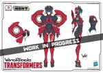  1girl ass autobot ban blue_eyes character_name company_name concept_art copyright_name english_commentary flame_toys flame_toys_windblade from_side hasbro highres mechanical_wings multiple_views no_humans official_art second-party_source standing transformers watermark windblade wings 