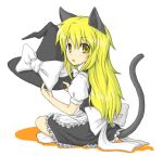  cat_ears kemonomimi_mode kirisame_marisa lowres tail touhou yoglasses 