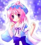  bad_id hat japanese_clothes kimono lowres saigyouji_yuyuko touhou 