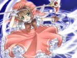  card_captor_sakura cardcaptor_sakura dress fuuin_no_tsue kinomoto_sakura magic_circle magical_girl pink_dress yuugiri 