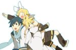  hayato_(meromoni) kagamine_len kagamine_rin kaito vocaloid 