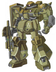  advance_of_zeta beam_rifle energy_gun gundam hizack kenki_fujioka machinery mecha mecha_focus mobile_suit official_art one-eyed promotional_art robot roundel scan science_fiction shield shoulder_spikes spikes titans_(gundam) weapon white_background zeta_gundam 