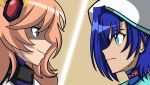  1boy 1girl blue_hair cardfight!!_vanguard corruption sendou_aichi sendou_emi 