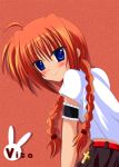  blue_eyes blush braid child harano mahou_shoujo_lyrical_nanoha mahou_shoujo_lyrical_nanoha_a&#039;s mahou_shoujo_lyrical_nanoha_a's red_hair redhead twin_braids vita 