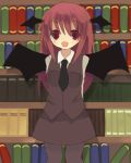  head_wings koakuma lowres pantyhose touhou wings 