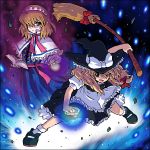  broom broom_riding hat johnnie kirisame_marisa oekaki touhou witch_hat 