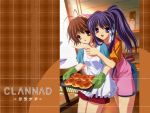  clannad fujibayashi_kyou furukawa_nagisa tagme wallpaper 